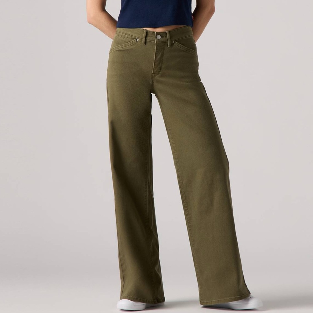 Levi's Green Flare Women's Jeans